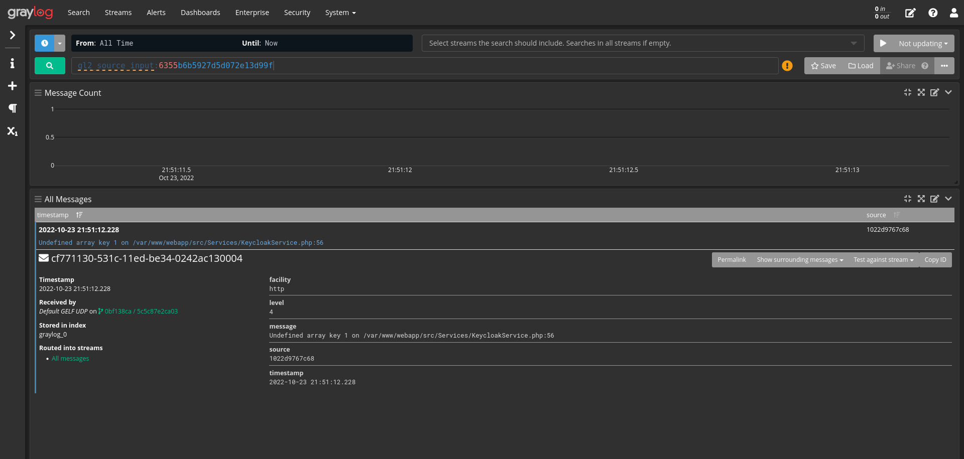 Graylog log management