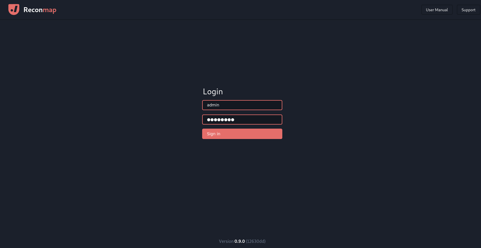 2FA step 1: Login
