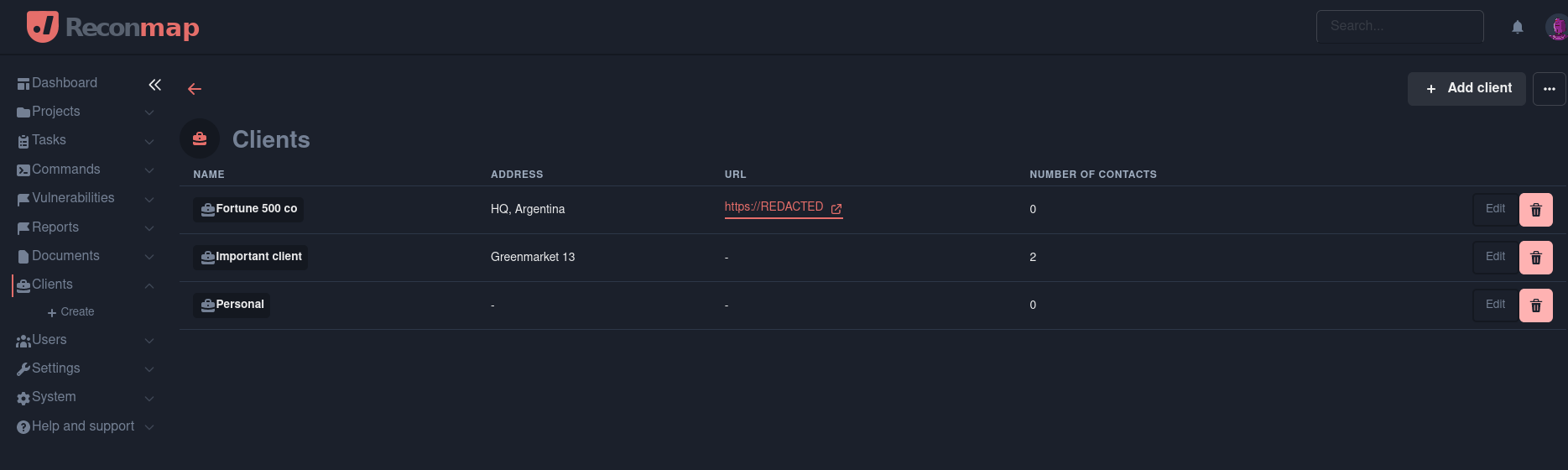 Multi-client screenshot